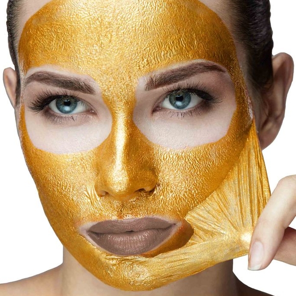 Pleťová zlatá maska